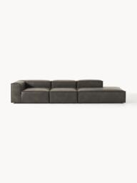 XL Modular Leather Chaise Lennon