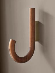 Walnut Wood Wall Hook Umbrella, in Various Sizes - thumbnail 2