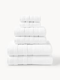Towel Set Luxe with Striped Border, in various set sizes - thumbnail 2