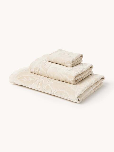 Velvet Towel Set Rosaria, in various set sizes - image 1