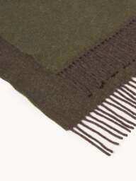 Wool Reversible Throw Double Face - thumbnail 4