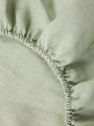 Boxspring Fitted Sheet Airy, Washed Linen - thumbnail 2