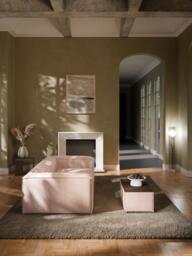 Linen Blend Ottoman Lennon with Storage - thumbnail 2