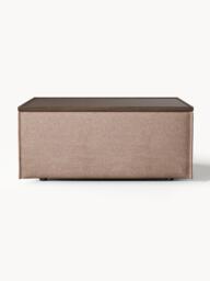 Linen Blend Ottoman Lennon with Storage - thumbnail 5