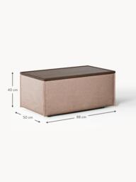 Linen Blend Ottoman Lennon with Storage - thumbnail 7