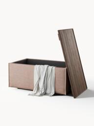 Linen Blend Ottoman Lennon with Storage - thumbnail 8