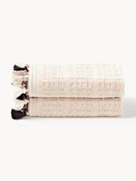 Velour Towel Tallulah with Decorative Fringes, in various sizes - thumbnail 2