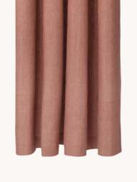Organic Cotton Shower Curtain Chambray, Water-Repellent - thumbnail 1