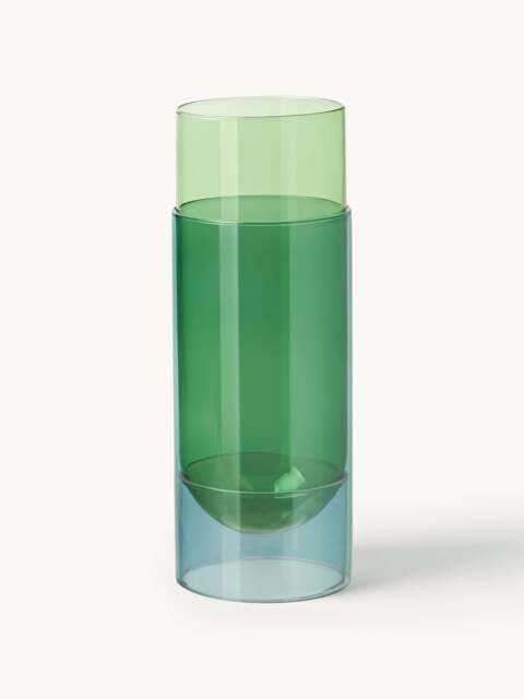 Mouth-Blown Vase Bouquet Tube, H 27 cm