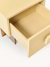 Bedside Table Kuno with Glass Legs - thumbnail 7