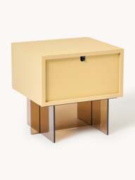 Bedside Table Kuno with Glass Legs - thumbnail 5