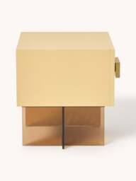 Bedside Table Kuno with Glass Legs - thumbnail 4