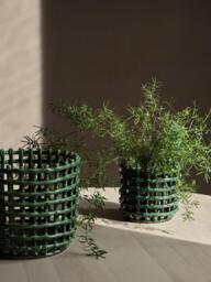 Handmade Ceramic Storage Basket Nalan, H 21 cm - thumbnail 3