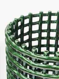Handmade Ceramic Storage Basket Nalan, H 21 cm - thumbnail 2