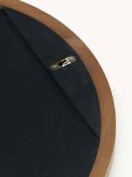Round Wall Mirror Avery with Oak Wood Frame - thumbnail 4