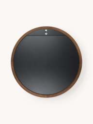 Round Wall Mirror Avery with Oak Wood Frame - thumbnail 5