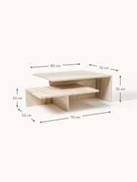 Travertine Coffee Tables Distinct Grande Duo, Set of 2 - thumbnail 7