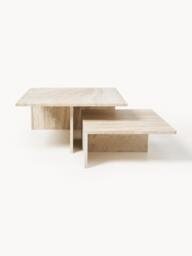 Travertine Coffee Tables Distinct Grande Duo, Set of 2 - thumbnail 4