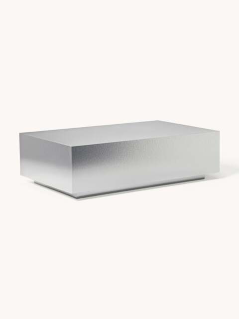 Metal Effect Coffee Table Lesley - image 1