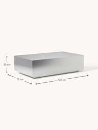 Metal Effect Coffee Table Lesley - thumbnail 9
