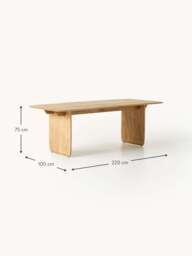Mango Wood Dining Table Kora, in various sizes - thumbnail 8