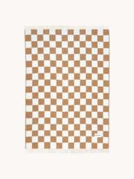 Wool Blanket Checkerboard with Checked Pattern - thumbnail 2