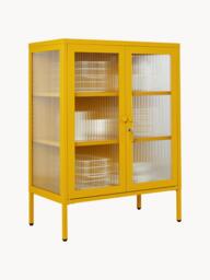 Metal Display Cabinet The Mixer with Ribbed Glass - thumbnail 3