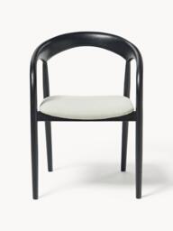 Ash Wood Dining Chair Camille with Seat Cushion - thumbnail 2