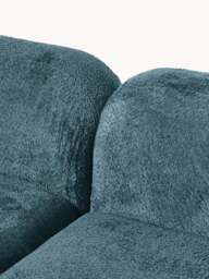 XL Modular Teddy Bouclé Corner Sofa Wolke with Chaise Ends - thumbnail 6
