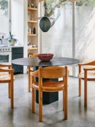 Pine Wood Dining Chair Daumiller with Armrests - thumbnail 2
