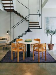 Pine Wood Dining Chair Daumiller with Armrests - thumbnail 4