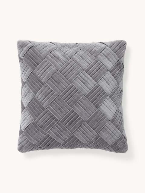 Velvet Cushion Cover Sina with Woven Pattern - image 1