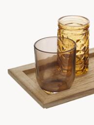 Glass Candle Holders Wessel with Wooden Tray - thumbnail 4