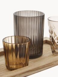 Glass Candle Holders Wessel with Wooden Tray - thumbnail 5