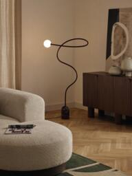 Floor Lamp Alina with Marble Base - thumbnail 2