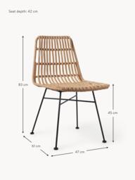 Polyrattan Dining Chairs Costa, Set of 2 - thumbnail 6