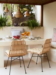 Polyrattan Dining Chairs Costa, Set of 2 - thumbnail 2