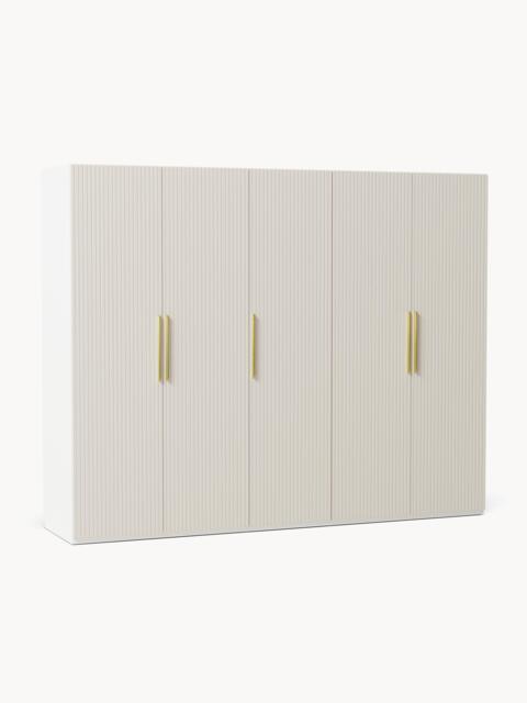 Modular Revolving Door Wardrobe Simone, 250 cm Wide, in various sizes