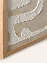 Hand-Painted Framed Canvas Art Raw - thumbnail 4