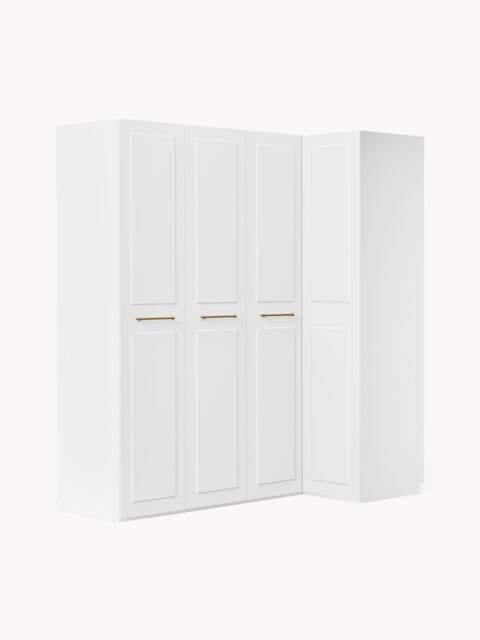 Modular Corner Wardrobe Charlotte, 215 cm Wide, in various sizes