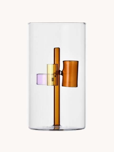Handmade Glass Vase Standy, H 20 cm - image 1