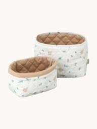 Kids Cotton Storage Baskets Blueberries, Set of 2