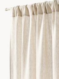 Light-Filtering Rod Pocket Curtains Harmony, Set of 2, W 140 cm - thumbnail 3