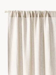 Light-Filtering Rod Pocket Curtains Harmony, Set of 2, W 140 cm - thumbnail 1