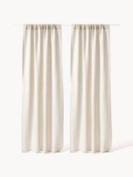 Light-Filtering Rod Pocket Curtains Harmony, Set of 2, W 140 cm - thumbnail 2