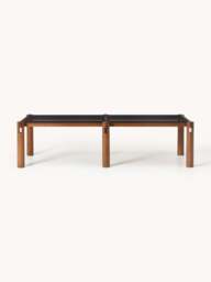 Oak Wood Dining Table Rory with Glass Tabletop, in various sizes - thumbnail 2