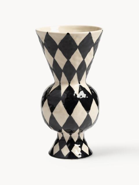 Hand-Painted Vase Rhombic, H 30 cm - image 1