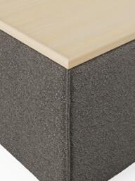 Bouclé Ottoman Lennon with Storage - thumbnail 5