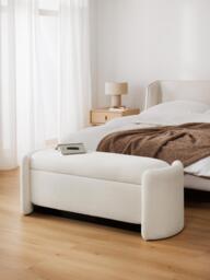 Teddy Upholstered Bench Benji with Storage Space - thumbnail 2