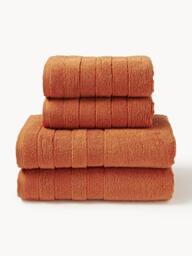 Towel Set Luxe with Striped Border, in various set sizes - thumbnail 2